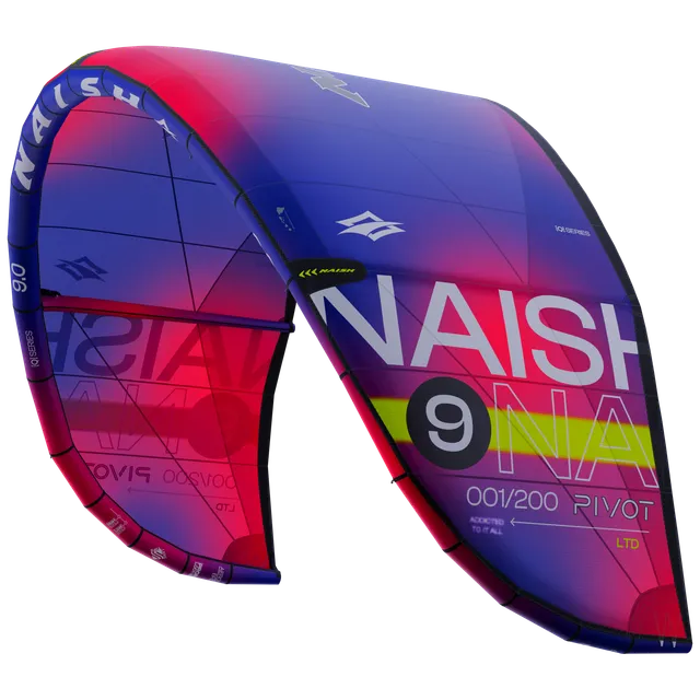 Naish Pivot LTD aile kite 9.0 multicolore édition limitée