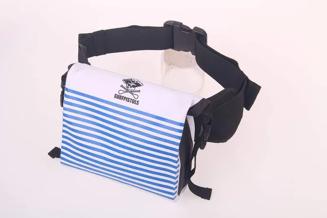 SURFPISTOLS banane étanche marinière white 3 L