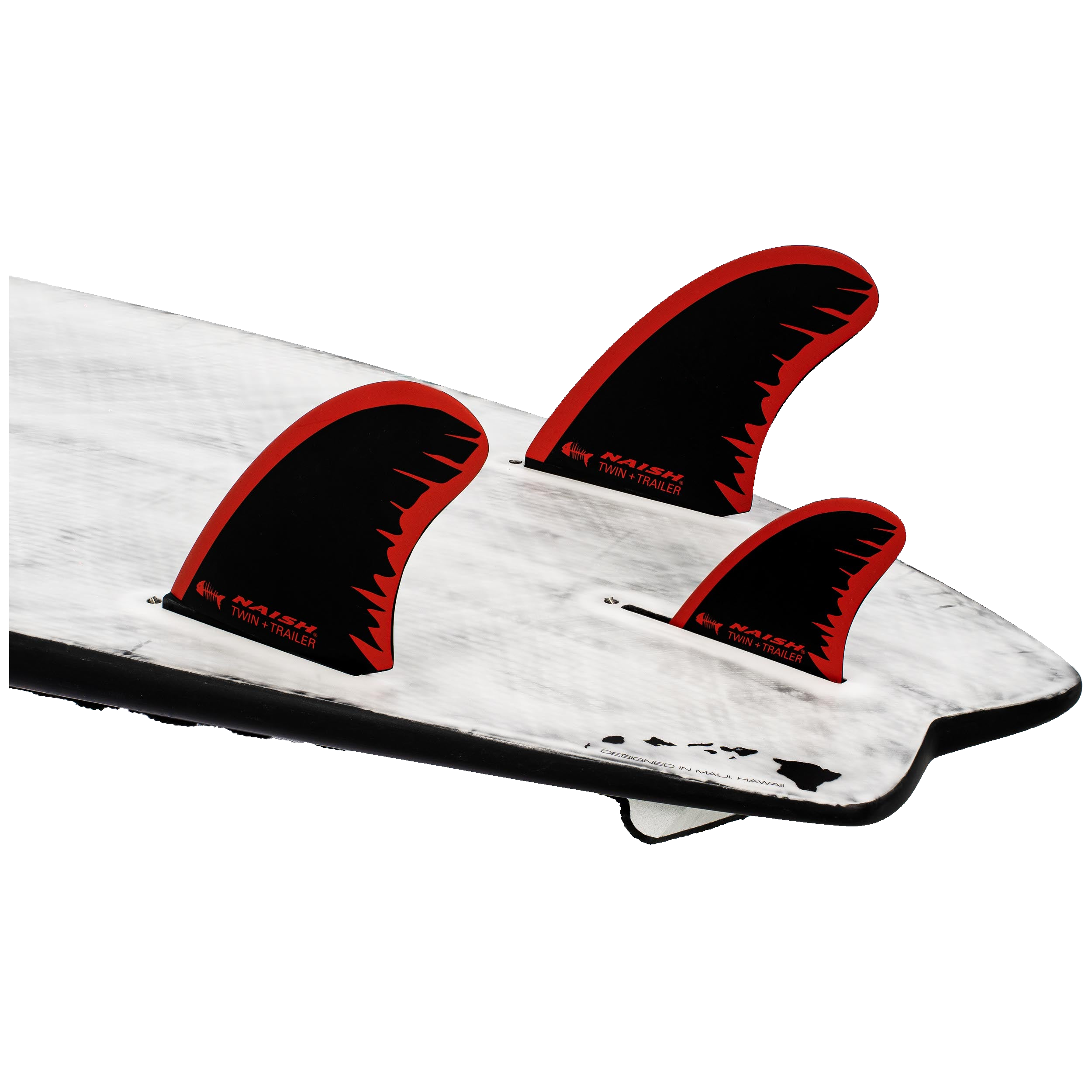 Naish Fish planche kite surf blanche 5'2" 25L vagues