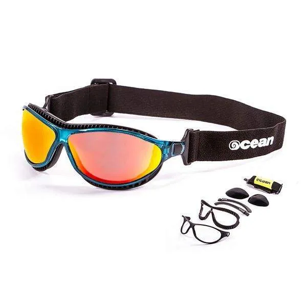 SURFPISTOLS Fuego lunettes nautiques bleu verres rouges polarisés
