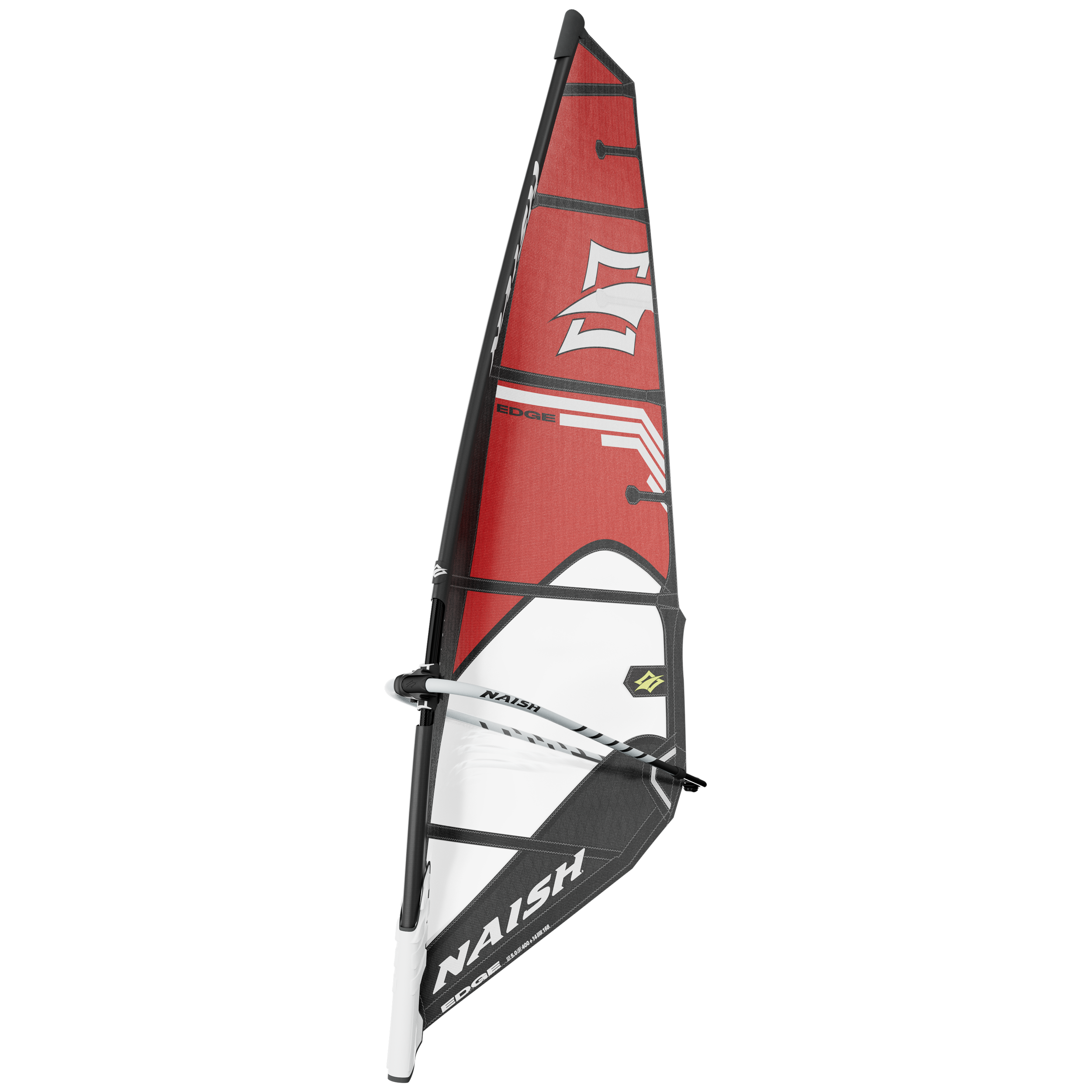 Naish Edge voile windsurf Blanc Bleu 5.0 freeride