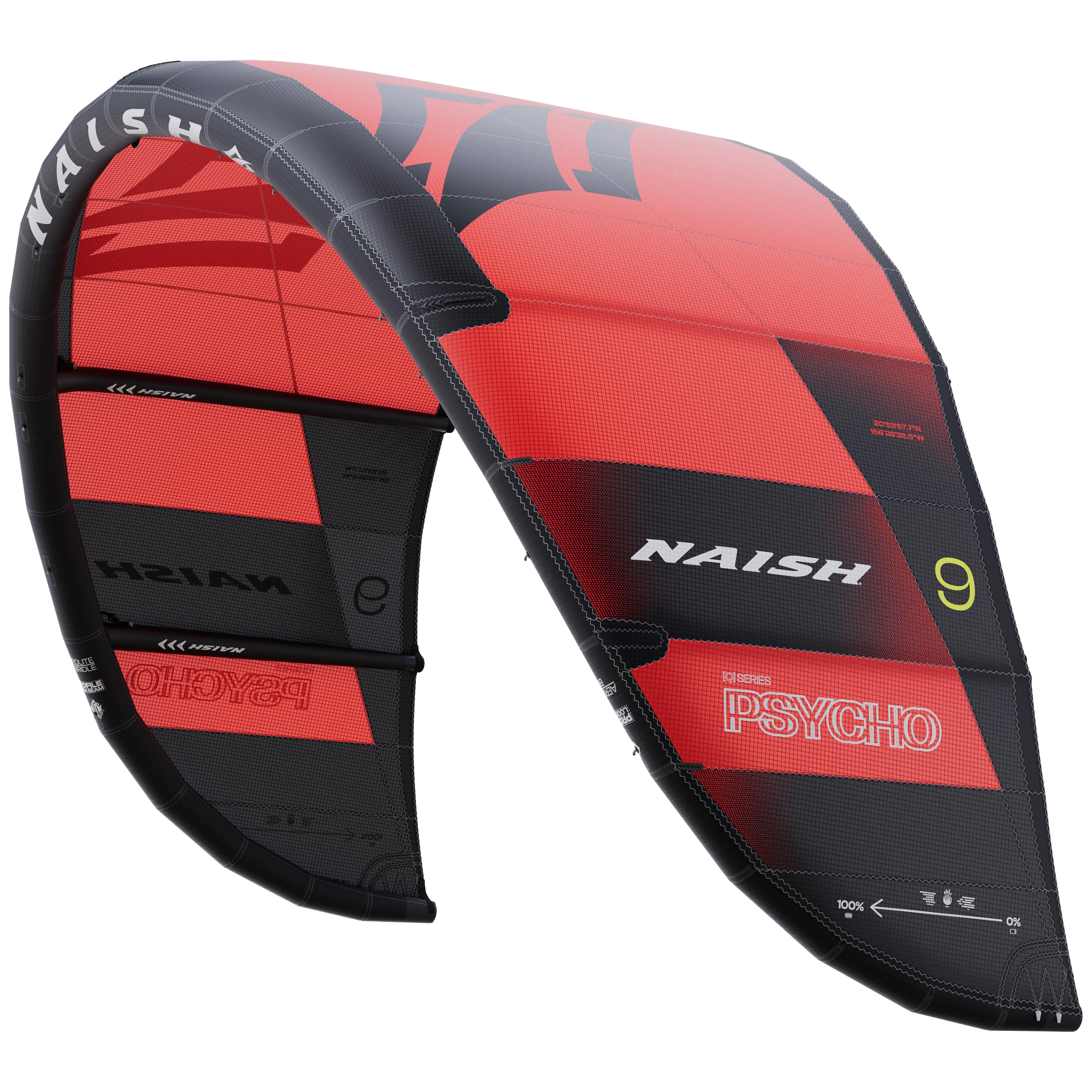 Naish Psycho 9.0 aile de kite Navy Blue big air