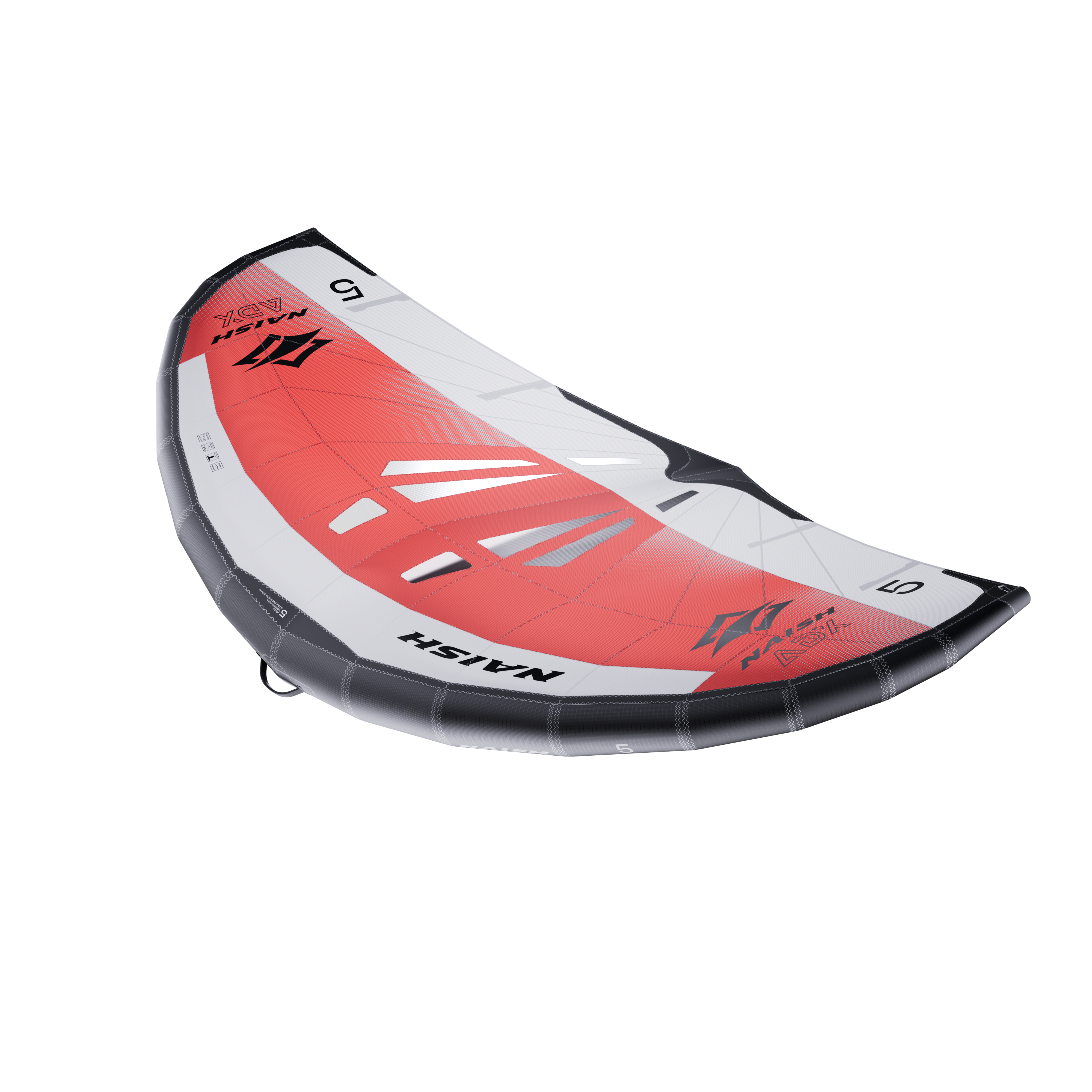 Naish ADX 5.0 aile de wing Red White freeride