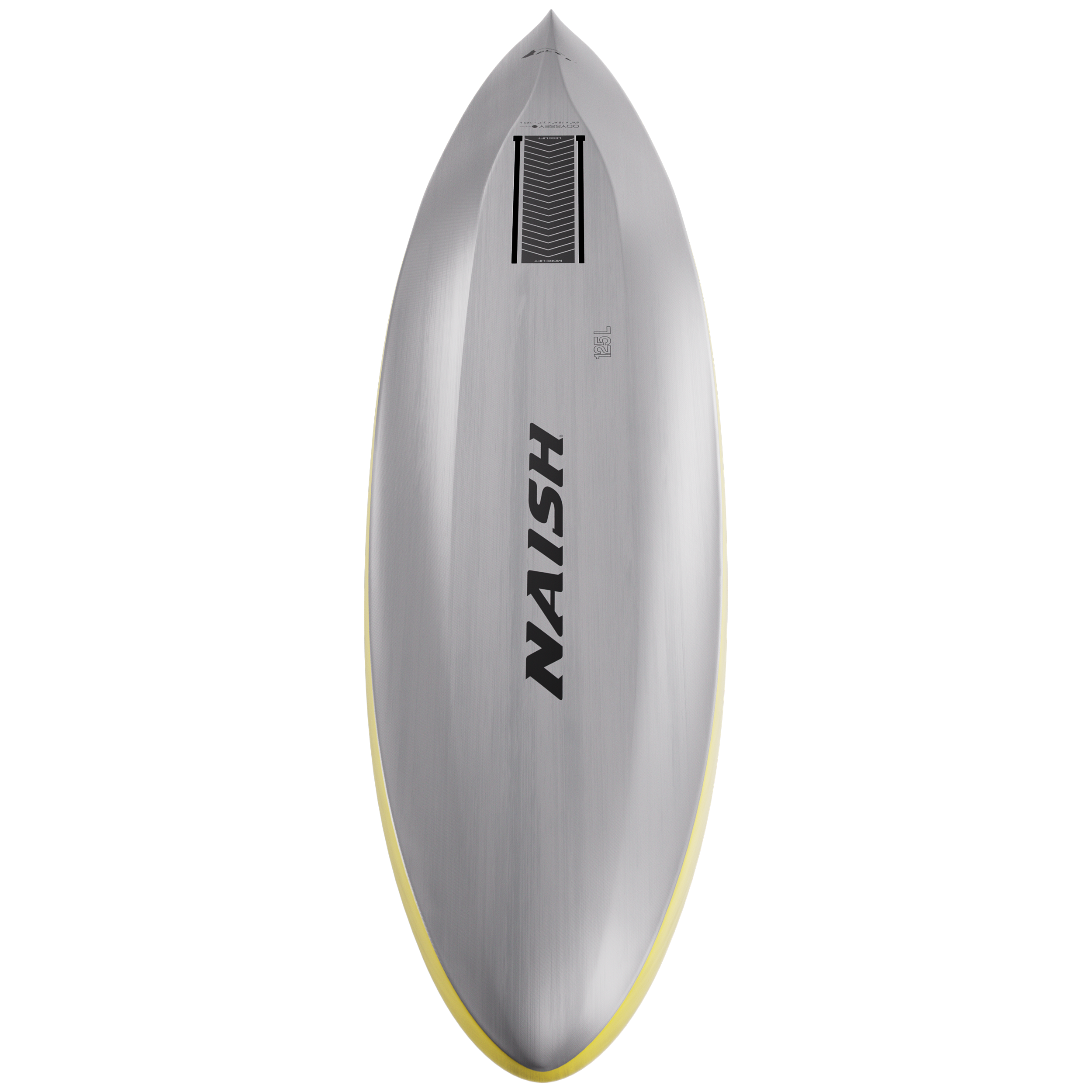 Naish Odyssey DW planche foil Jaune Gris 110L 7'8" downwind