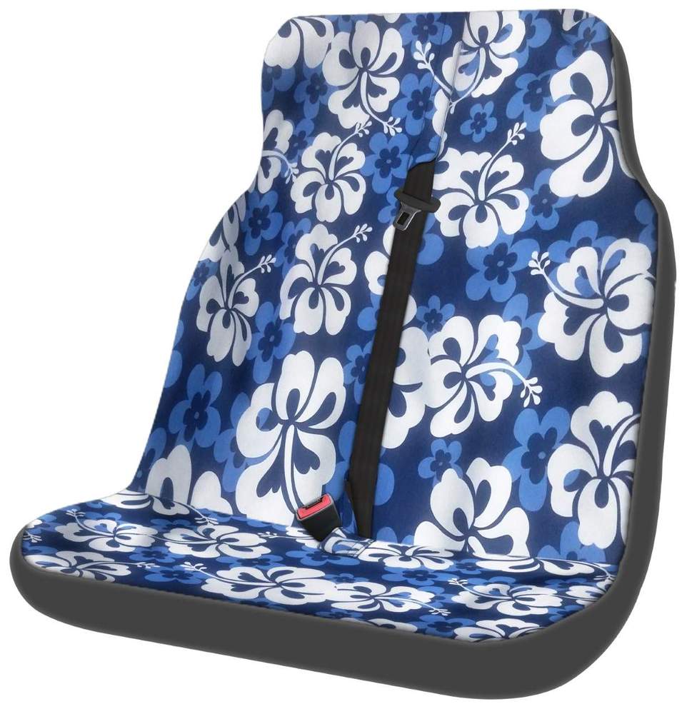 SURFPISTOLS Idées cadeaux HOUSSE SIEGE DOUBLE VAN Hibiscus