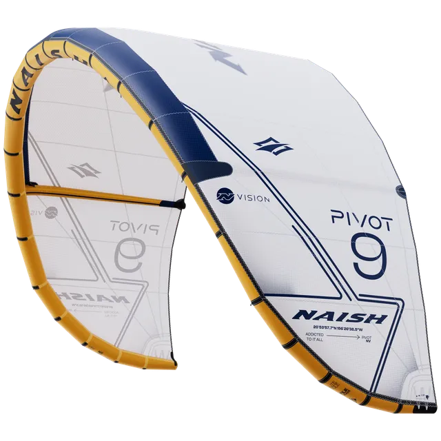 Naish Pivot NVision aile kitesurf 9.0 blanche performance