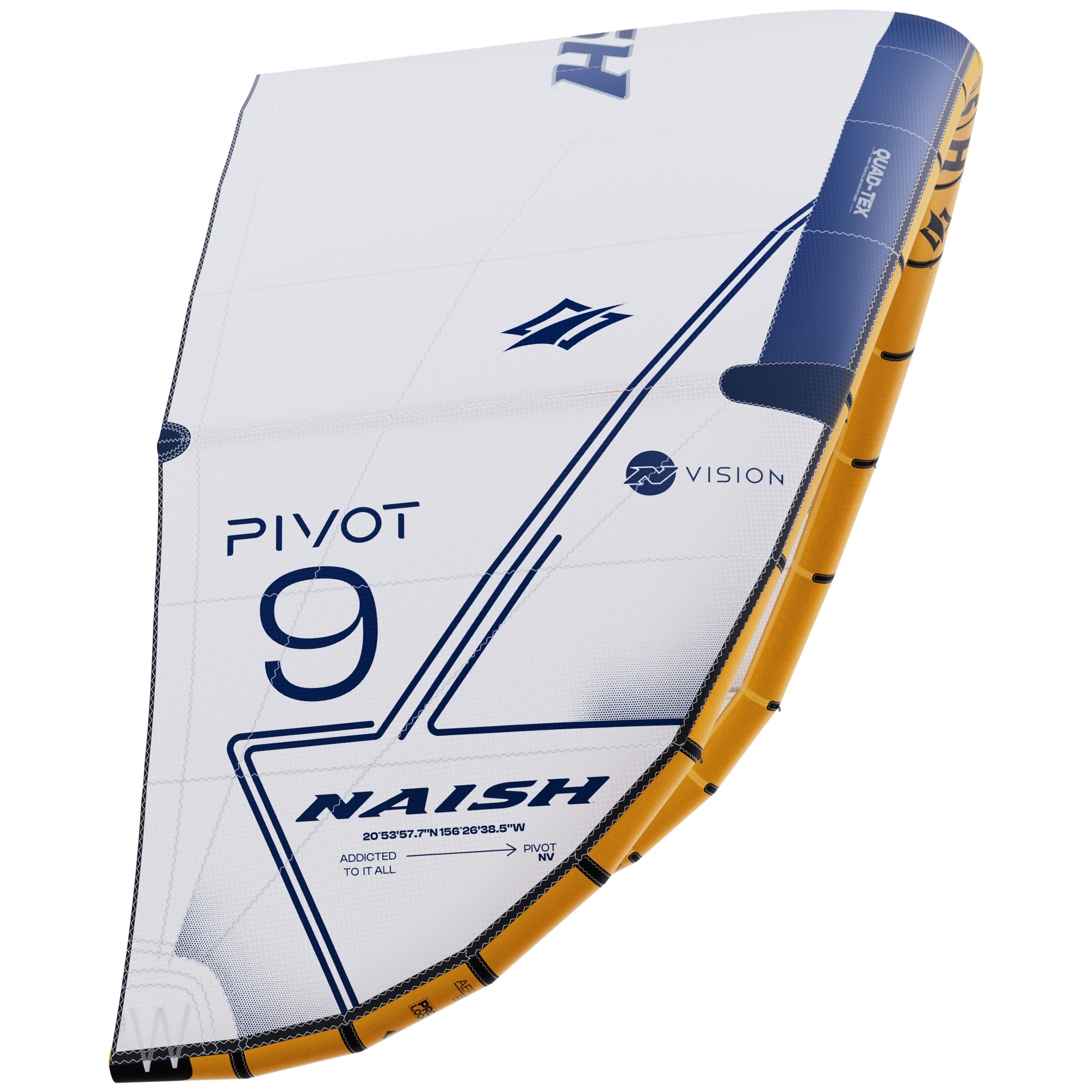 Naish Pivot NVision aile kitesurf 9.0 blanche performance