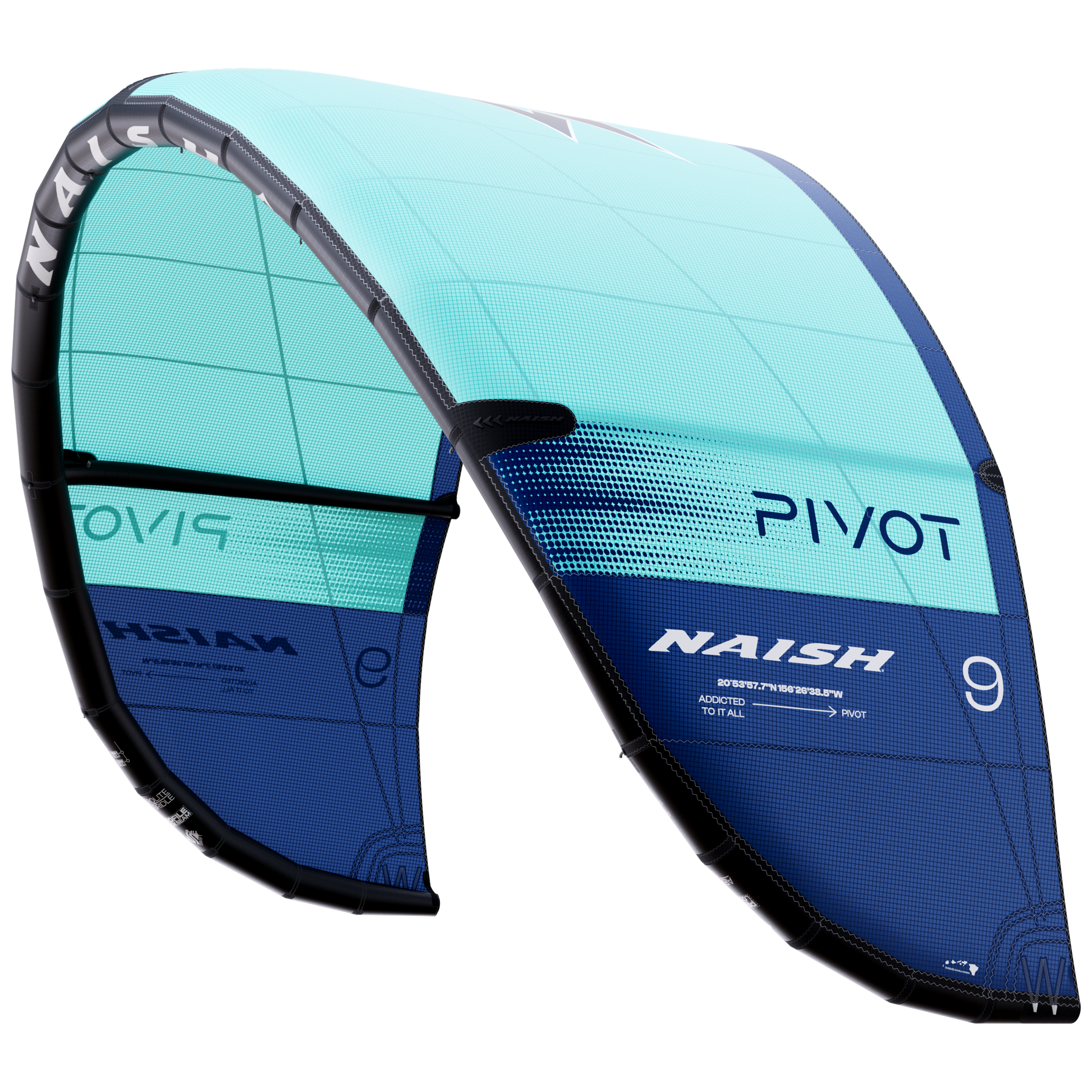 Naish Pivot Kite 9.0 Teal freeride big air vagues