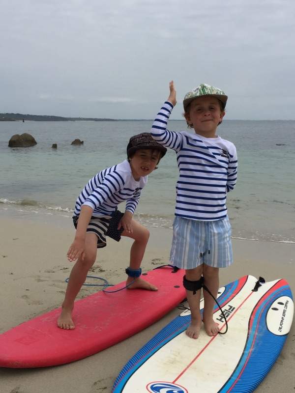 SURFPISTOLS Combinaisons lycra garçon marinière 1-12 ans