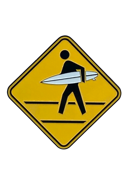 SURFPISTOLS Idées cadeaux MAGNET ROAD SIGN magnet USA