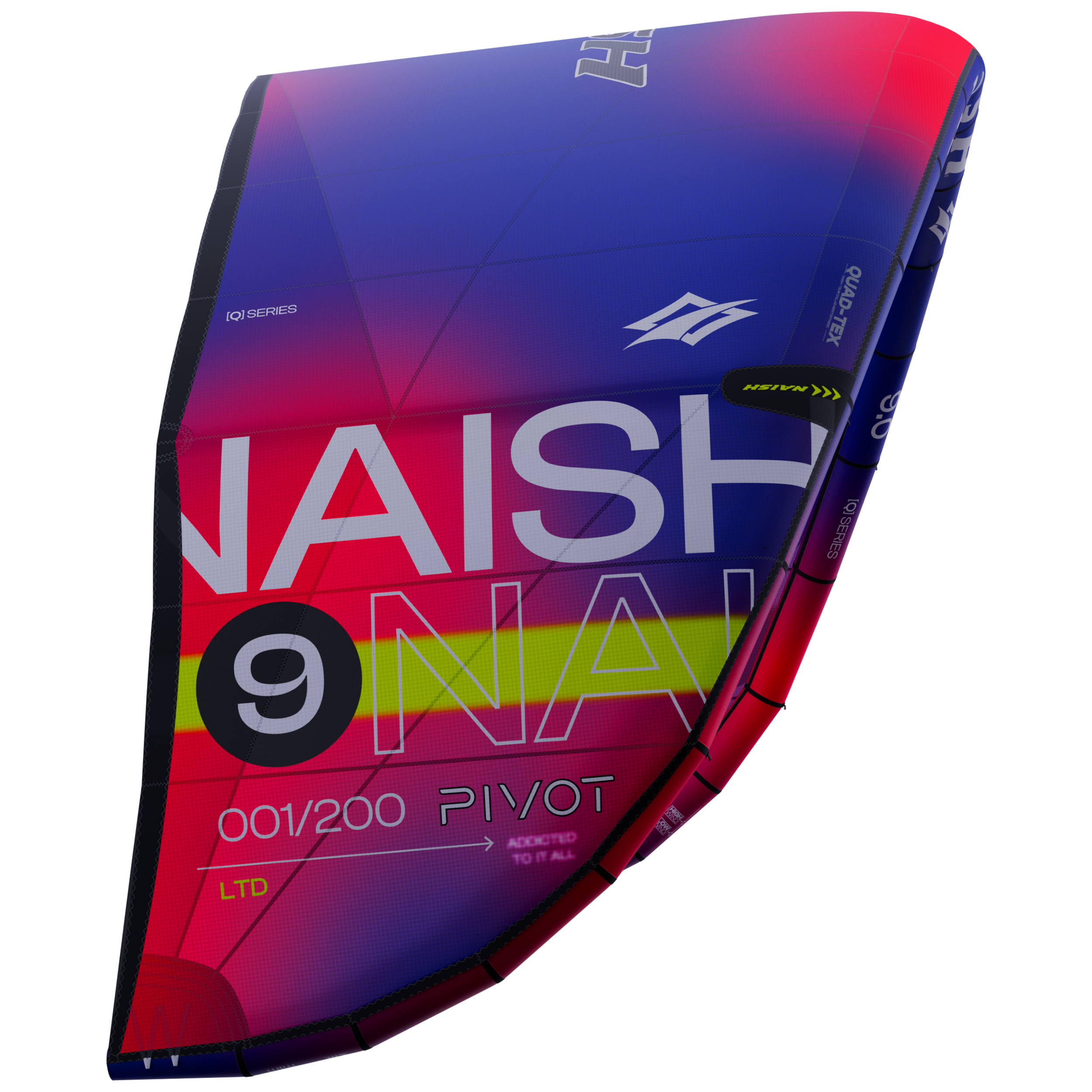 Naish Pivot LTD aile kite 9.0 multicolore édition limitée