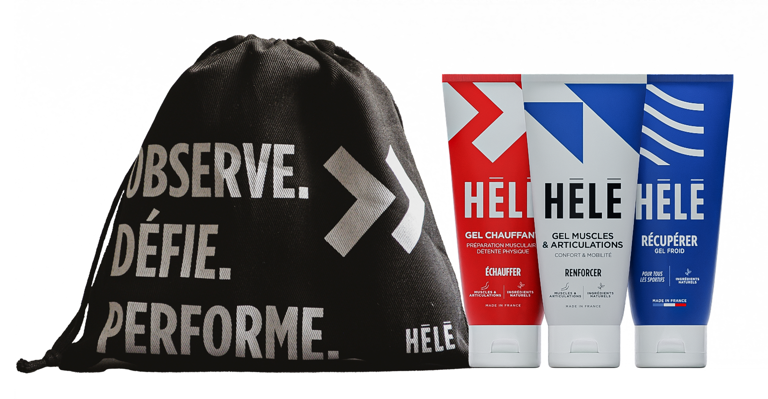 HÉLÉ Pack Indispensable gels sportif XL 500ml arnica