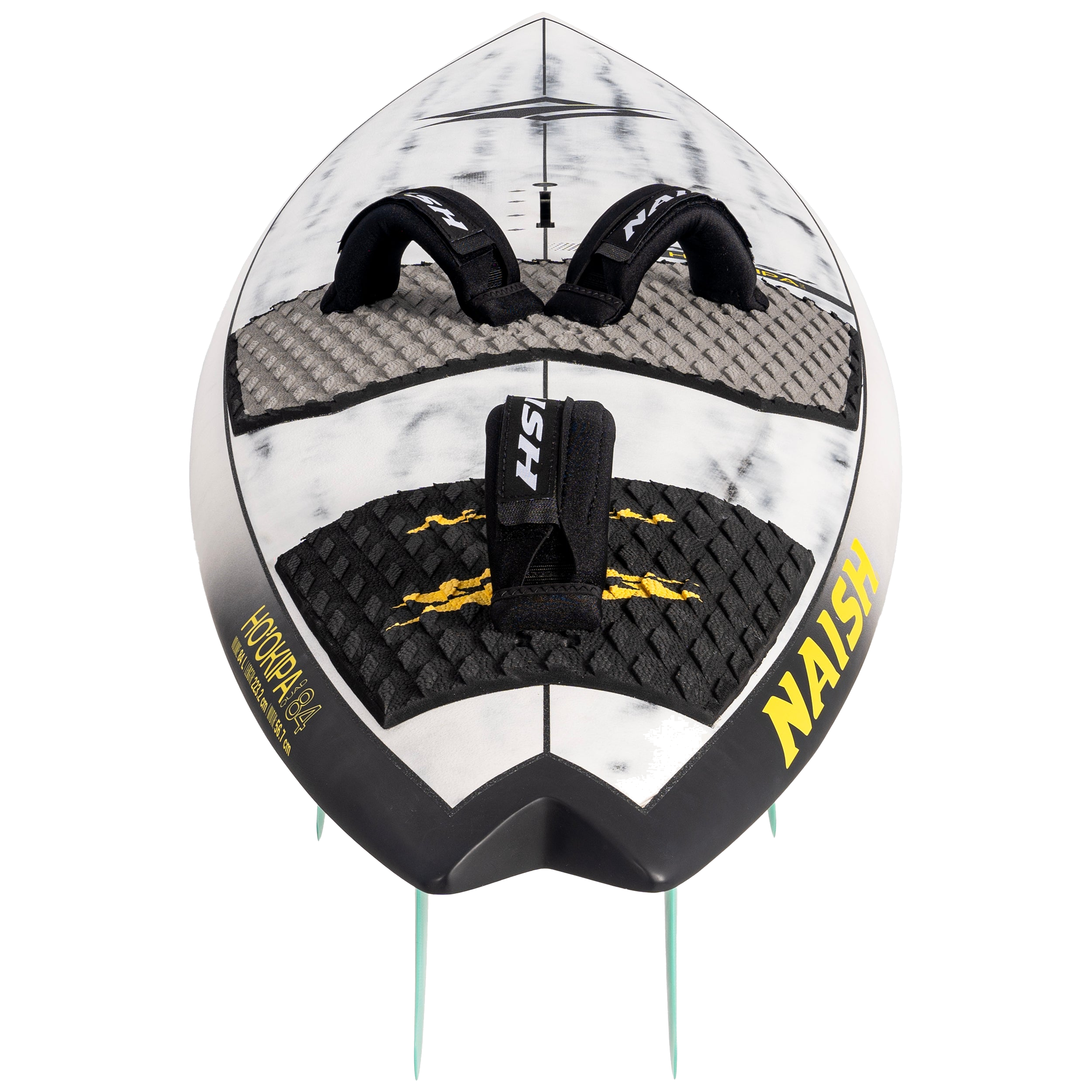 Naish Hookipa Quad Planche Windsurf 96L Blanc/Noir vague
