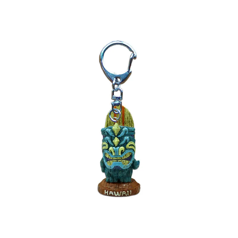 SURFPISTOLS Tiki Surf Porte-Clés Résine 5,5 cm