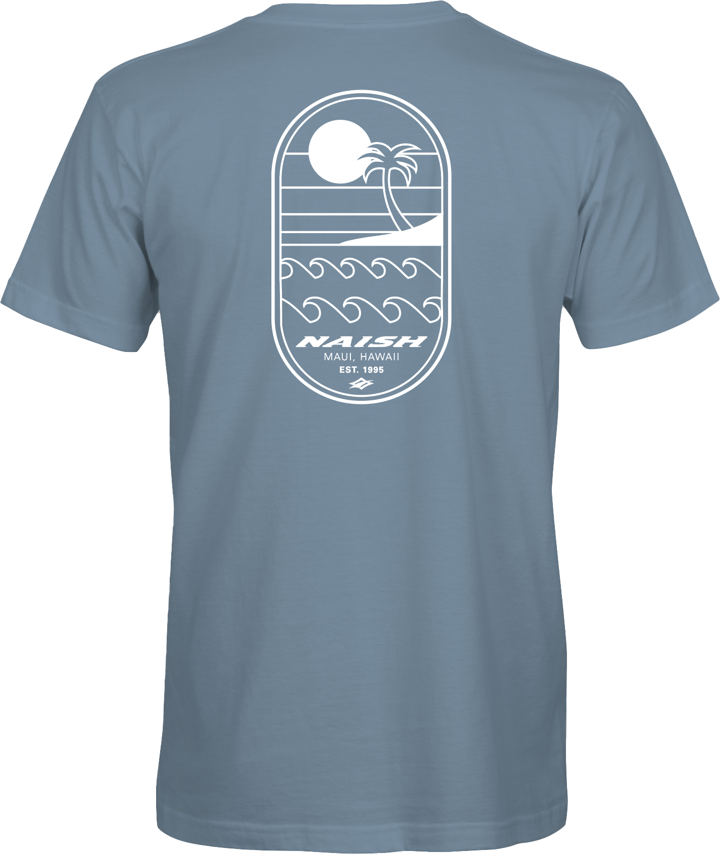 Naish Team Wear Maui Oval Tee t-shirt bleu M