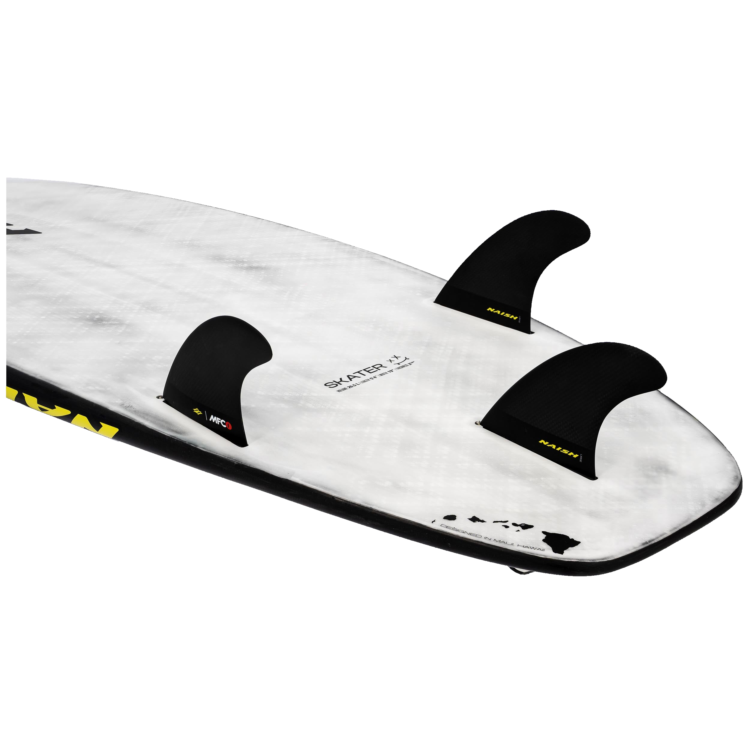 Naish Skater Planche Directionnelle Blanche 5'0" 19L
