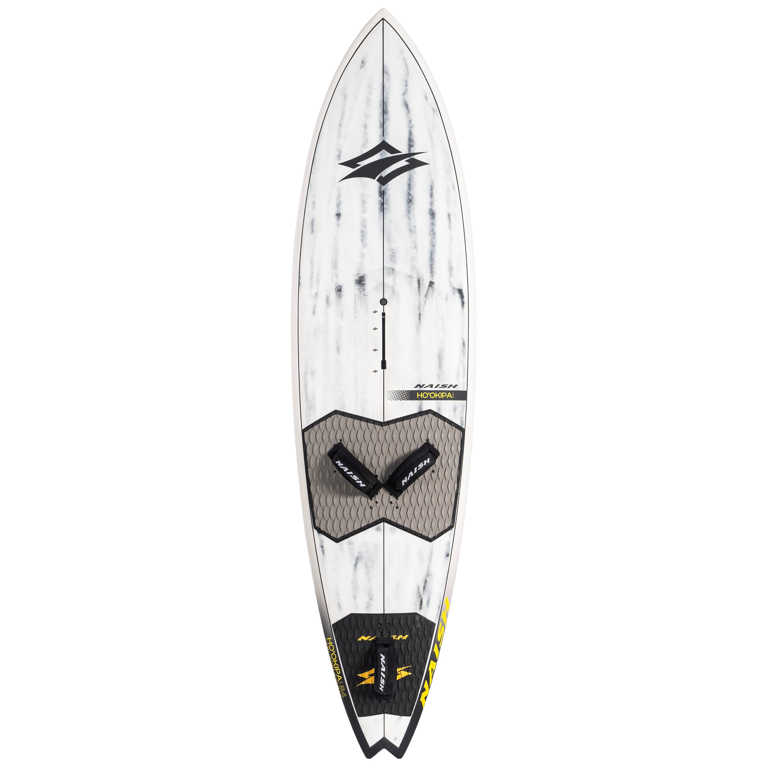 Naish Hookipa Quad Planche Windsurf 96L Blanc/Noir vague
