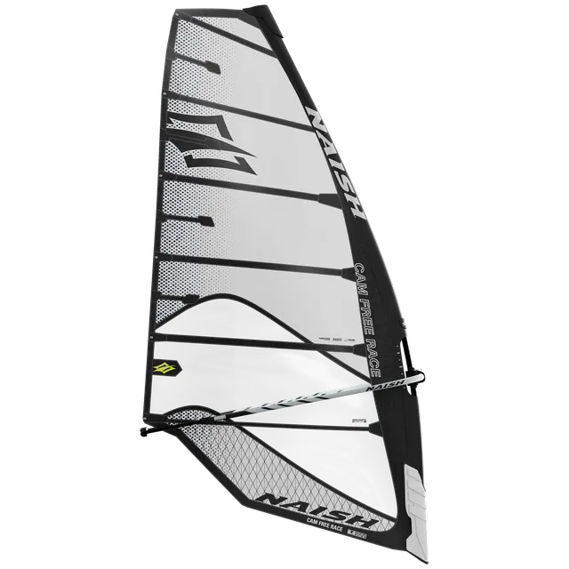 Naish Cam Freerace voile 7.0 blanche bleue