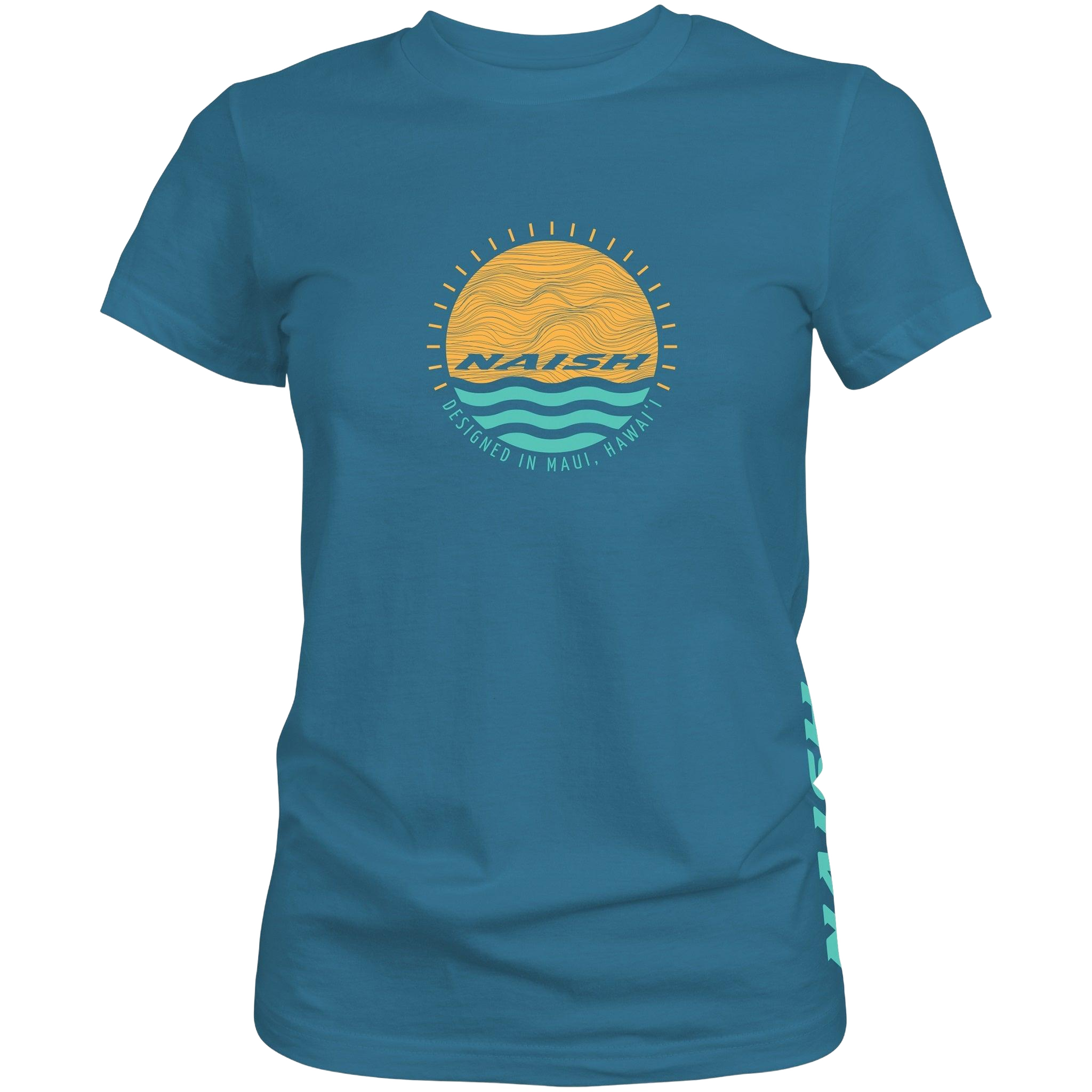 Naish Sunset t-shirt femme M coton coupe slim