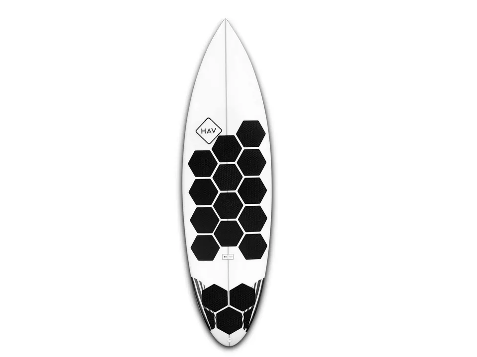 SURFPISTOLS HexaTraction pads surf antidérapant noir