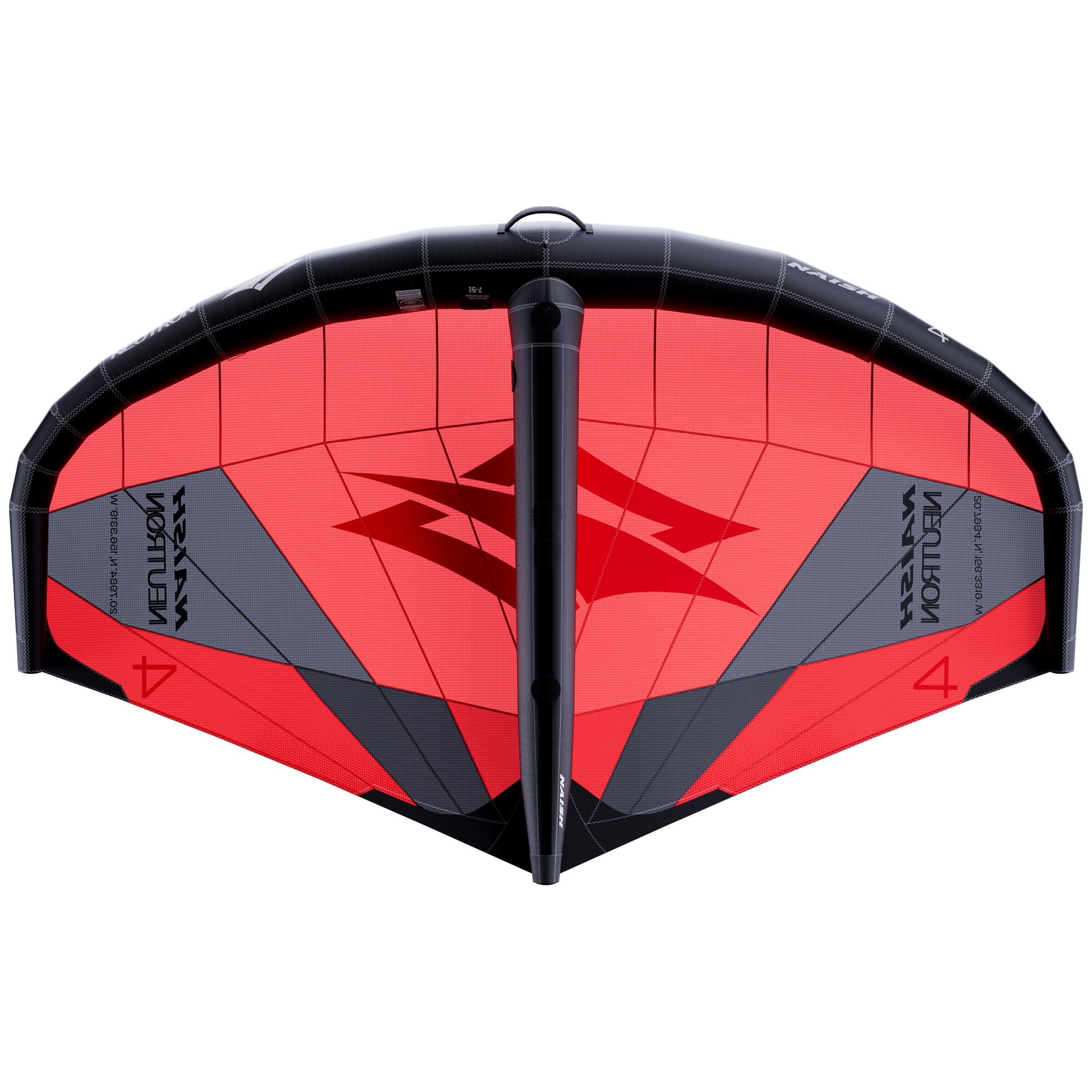 Naish Neutron aile wing 4.0 Rouge/Blanc freeride vague