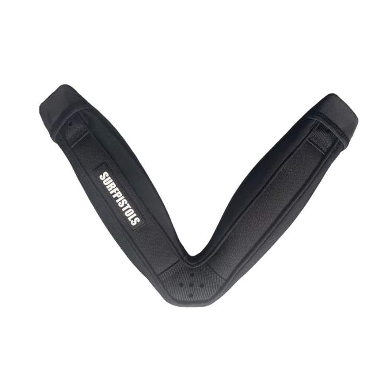 Surfpistols V Strap footstrap wing foil Deluxe noir